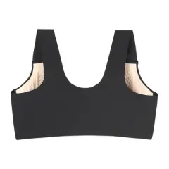 Agnes Orinda Women's Plus Size Wirefree Push-up Racerback Comfort Bra Full Coverage Bras