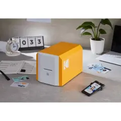 KODAK Photo ID Card Printer, Compact and Easy to Use, Color Ribbon and 100 Cards Included