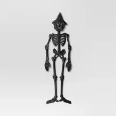 60" 3D Jointed Witch Skeleton Halloween Decorative Prop Black - Hyde and EEK! Boutique&trade;