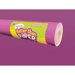 Teacher Created Resources&reg; Fun Size Better Than Paper&reg; Bulletin Board Roll, 18" x 12', Plum Purple, Pack of 3