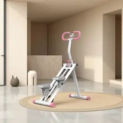 NAYSAYE Exercise Trainer Vertical Climber Machine for Home Gym , Pink, 34.25"*17.32"*49.21"