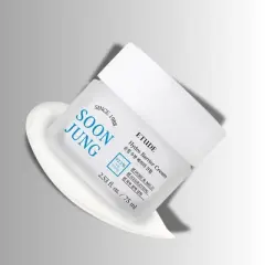 ETUDE - Soon Jung Hydro Barrier Cream | Non-Comedogenic, Hypoallergenic & Fragrance Free Moisturizer for Face - (2.54 oz)