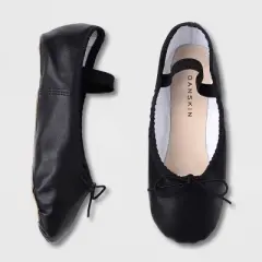 Freestyle by Danskin Girls' Ballet Slippers - Black