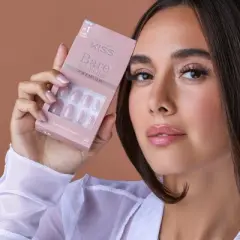 KISS Products Bare-But-Better Press-On Fake Nails - Short Almond - Slay - 30ct