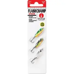 VMC 1/32 oz. Ultra Glow Flash Clamp Spoon Fishing Lure 3-Pack