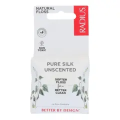 Radius Pure Silk Unscented Natural Floss - Case of 6/33 yd