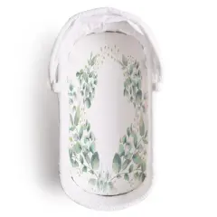 JumpOff Jo Hypoallergenic Fitted Bassinet Sheet for Baby Boys & Girls - Rectangular, Hourglass & Oval Crib Compatible, Soft, Breathable, Machine Washable