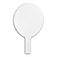 Flipside Products Oval Dry Erase Answer Paddles, 7" x 12", Pack of 6