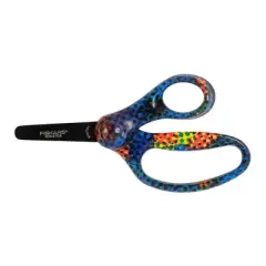 Fiskars 5" Non-Stick Deco Blunt Kids' Scissors: Child-Friendly, Multicolored, Metal & Plastic, Lifetime Warranty