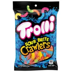 Trolli Candy Sour Brite Crawlers Gummi Worms - 7.2oz