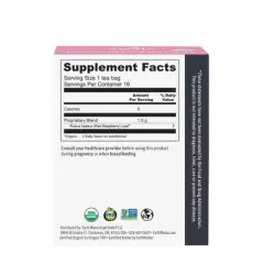 Earth Mama Organic Raspberry Leaf Tea for Labor Prep and Menstrual Support - 0.84oz/16ct