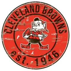 NFL Cleveland Browns Established 12" Circular Sign
