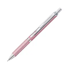 EnerGel Alloy Retractable Gel Pen Pink Barrel Medium Point Black 357082