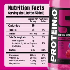 Protein20 Electrolytes Mixed Berry Flavored Water - 16.9 fl oz