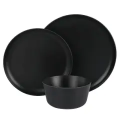 Gibson Home Fairhope 12 Piece Melamine Round Dinnerware Set