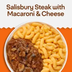 Lean Cuisine Protein Kick Frozen Salisbury Steak with Mac and Cheese - 9.5oz