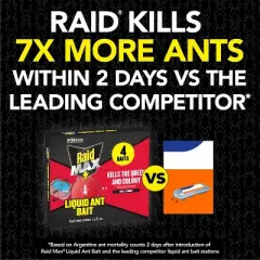 Raid Max Liquid Ant Baits Insecticides - 8ct