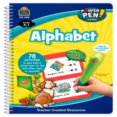 Teacher Created Resources Power Pen Learning Book, Alphabet, Grades K to 1