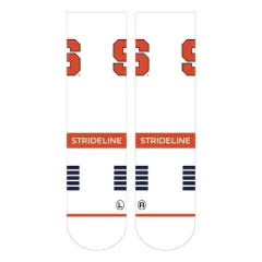 NCAA Syracuse Orange Premium Knit Crew Socks - White