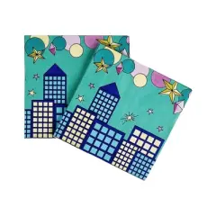 Anna + Pookie 20ct  Mint Green  Superhero Girl Disposable Paper Party Napkins 20 Ct