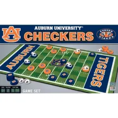MasterPieces Officially licensed NCAA Auburn Tigers Checkers Board Game for Families and Kids ages 6 and Up