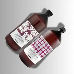 Davines NaturalTech Replumping Shampoo - (33.8 oz) & Davines Replumping Conditioner - (33.8 oz) - XXL LITER DUO