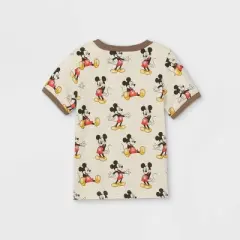 Toddler Boys' Mickey Mouse Short Sleeve Mickey Mouse Graphic T-Shirt - Gray