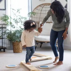 Little Partners Learn 'N Balance Set with 4 Stepping Stones - Natural