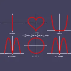 Women's Design By Humans I Love You Mom Math Equations By WatercolorFun Racerback Tank Top