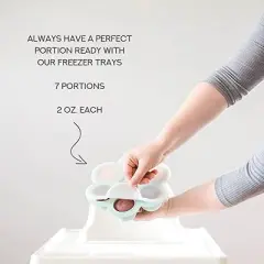 Simka Rose Silicone Baby Food Storage Container 7Pc