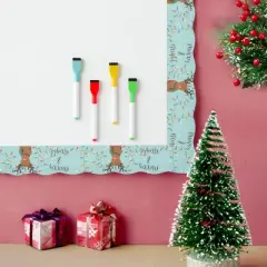 Bright Creations 6 Rolls 234 Feet Holiday Scalloped Bulletin Board Borders Strips for Classroom, Whiteboard Chalkboard School Decorations, 78 3 Foot