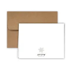 Paper Frenzy Rustic Christmas Cards and Envelopes - 25 pack