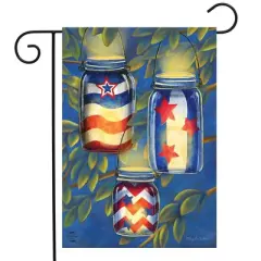 Briarwood Lane 4th of July Garden Flag 18x12.5 For Outdoor Patriotic Luminaries Summer Garden Flag Flag For 4th of July Garden Flag Flags For Outside