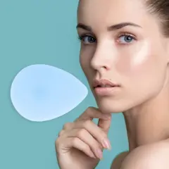 Unique Bargains Silicone Facial Cleansing Brush 3.62"x2.68"x0.87" 1 Pc