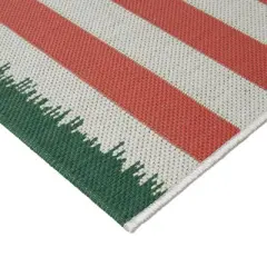 Preppy Stripes Outdoor Rug Coral - Project 62&trade;