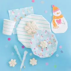 Daydream Society - Blizzard Buddies Small Plates - Pack of 8 Paper Plates