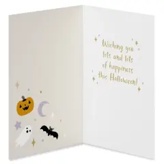 Halloween Card for Kids' Costumes Candy and Fun