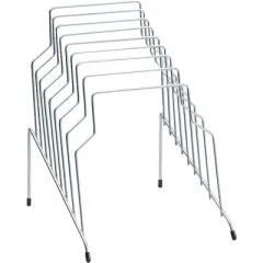 Fellowes Wire Step File 8 Comp Steel 10 1/8 x 12 1/8 x 11 13/16 Silver 72604