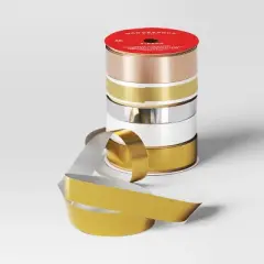 5 End Flat Christmas Ribbon 40' - Wondershop&trade;