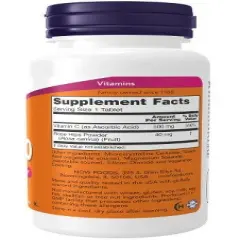 Vitamin C-500 With Rose Hips by Now Foods  -  100 Tablet