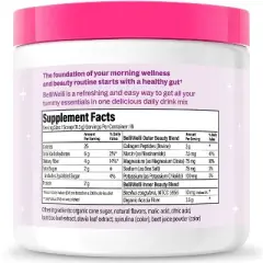 BelliWelli Daily Fiber Supplement + Probiotics, Electrolytes, Collagen, Powder - Wild Berry - 16 servings