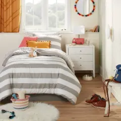 Rugby Striped Kids' Comforter Set - Pillowfort&trade;