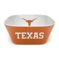 NCAA Texas Longhorns Serving Bowl: Melamine Rounded Square Dish, 15 Volume Capacity