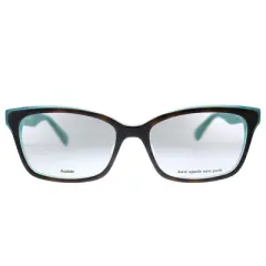 Kate Spade KS Jeri KL3 Womens Rectangle Eyeglasses Havana Matte Z Aqua 52mm