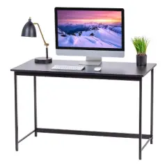 IRIS USA Simple Design Office Desk, Black