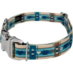 Country Brook Petz Premium Dog Collar - Plaid and Argyle Collection