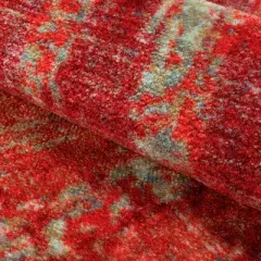 Modern Abstract Washable Non-Slip Indoor Runner or Area Rug by Blue Nile Mills