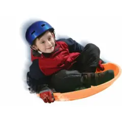 Emsco ESP Day Glow Super V Saucer Disc Sled - Neon Orange