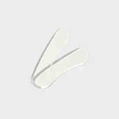 Fab Feet Women's by Foot Petals Back of Heel Gel Insoles Shoe Cushion Clear - 1 pair