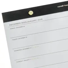 russell+hazel 8"x10" 2025-2026 Consciously Curated Desk Calendar Ivory